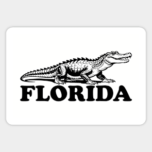 Wild Florida Gator Magnet